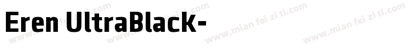 Eren UltraBlack字体转换